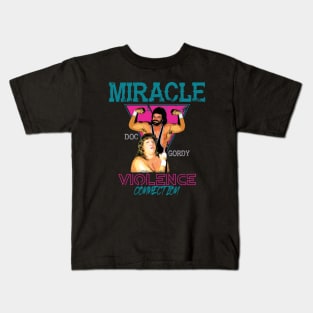 Miracle Violence Connection - Dr. Death Steve Williams and Terry "Bam Bam" Gordy Kids T-Shirt